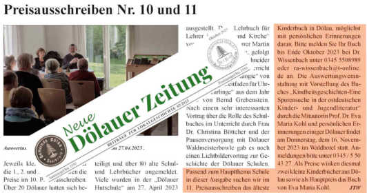 Neue Dölauer Zeitung - Oktoberausgabe 2023  Seite 9