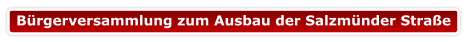 Bürgerversammlung zum Ausbau der Salzmünder Straße