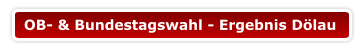 OB- & Bundestagswahl - Ergebnis Dölau